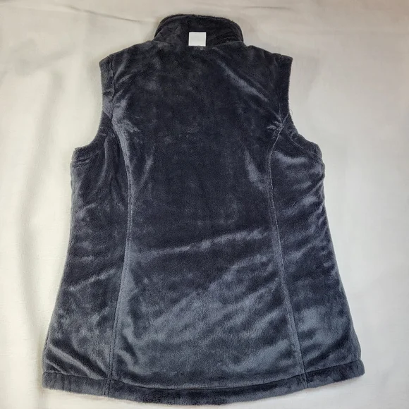 Free Country Purple Iris Reversible VEST Womens Size S Quilted Fleece Full Zip - Picture 14 of 15